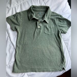 J Crew boys size 4/5 polo green